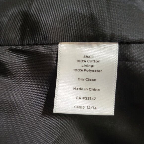 Talbots Pleated Butterfly Dress A Line Black White Womens 8P Sleeveless - Picture 9 of 9